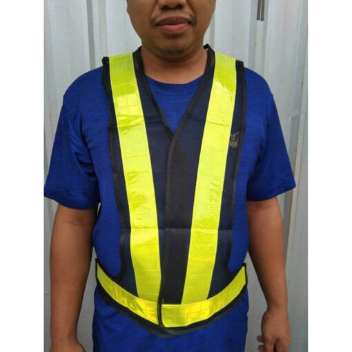 เสื้อจราจรสีดำ เสื้อ safety