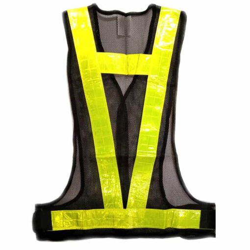 เสื้อจราจรสีดำ เสื้อ safety