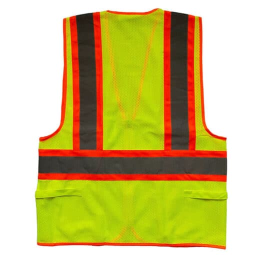 เสื้อจราจรสะท้อนแสงสีเขียว
