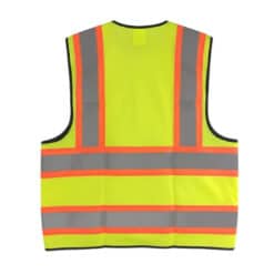 เสื้อเซฟตี้สีเขียว